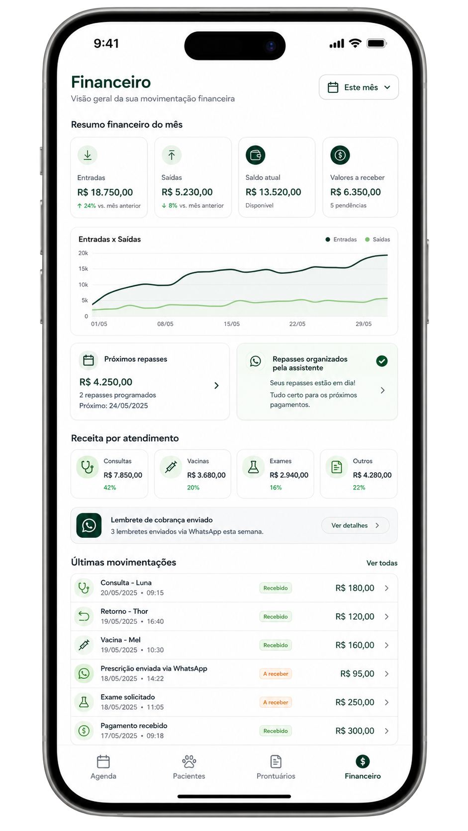 Gestão financeira GoVet
